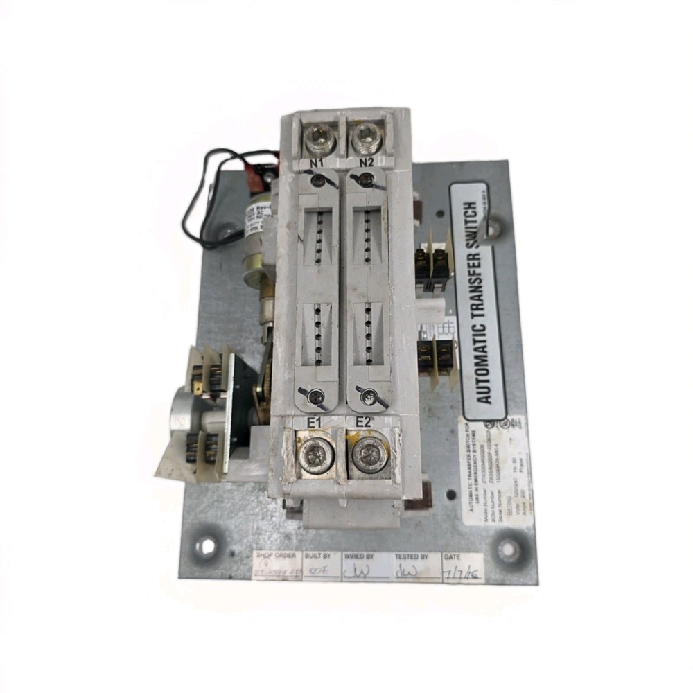 Ge Zenith 2 Pole ZTX000M60020B ZX3SR0202P-020602N Amp ZTX Automatic Transfer...